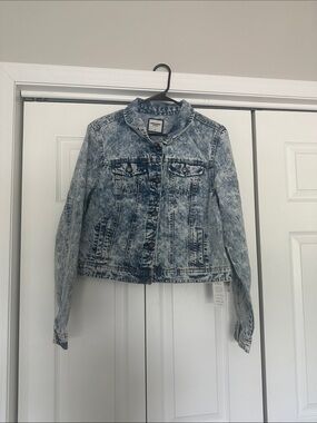 Highway Jeans Acid Wash Light Blue Denim Jacket